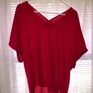 Living Doll Red Blouse